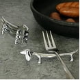 thumbnail image 5 of Paquete De 5 Palillos De Aleación De Zinc, Cuchara, Tenedores, Cuchillos, Vajilla, Juego De Resto, Perros De Oro Rosa, Perros De Oro Rosa -, 5 of 5