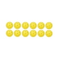 thumbnail image 1 of tamizeot 12 Pcs Balles de Pickleball Amusantes et Durables pour Compétition Extérieure Trous Durables et Robustes Extérieur Jaune, 1 of 6