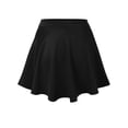 thumbnail image 4 of KOGMO Womens Basic Solid Versatile Stretchy Flared Casual Skater Skirt, 4 of 5