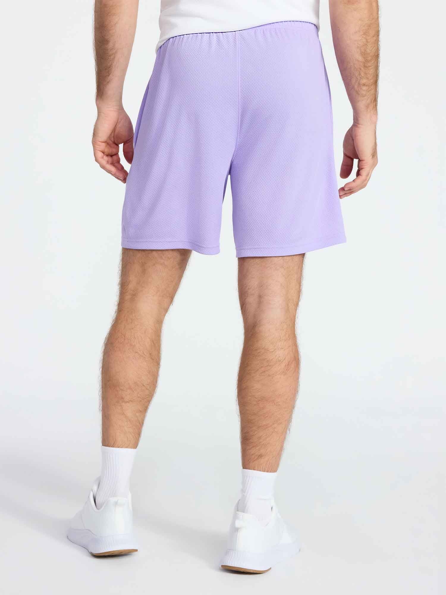 Athletic Works Men's and Big Men's Mesh Shorts, 7" Inseam, Sizes S-5XL