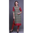 thumbnail image 2 of Bimba Tuniques Droites pour Femmes Kurta Imprimée Tunique d'Été, 2 of 6
