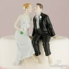 Weddingstar Couple Wedding Cake Topper Figurine - Sitting Bride and Groom
