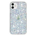 thumbnail image 2 of For iPhone 11 Case,Cute Glitter Bling Twinkle Stardust with Drop Protection Shockproof Soft TPU Slim Flexible Phone Case Girls/Women Protective case for iPhone 11,Anti Scratch,White, 2 of 6