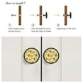 thumbnail image 4 of 4 Pcs Clef Music Sound Knobs for Kitchen Cabinet Cupboard Dresser Bookcase Drawer Pulls Handles Round Home Decor, 4 of 5