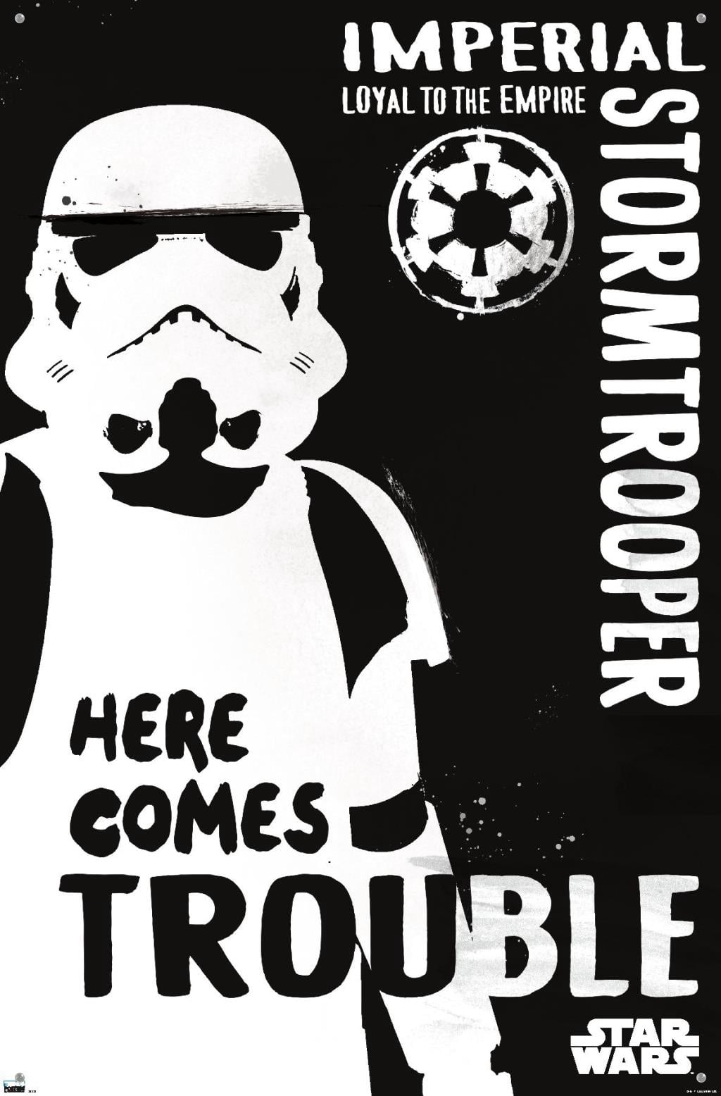 Star Wars: Saga - Stormtrooper Trouble Wall Poster with Pushpins, 22.375" x 34"