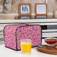thumbnail image 6 of Kdxio Colorful Donuts 1 Print Toaster Cover Bread Machine Cover Fits for Most Standard 2 Slice Toasters,Keep Toaster Free From Dust And Fingerprint Oven Dustproof Cover, 6 of 7