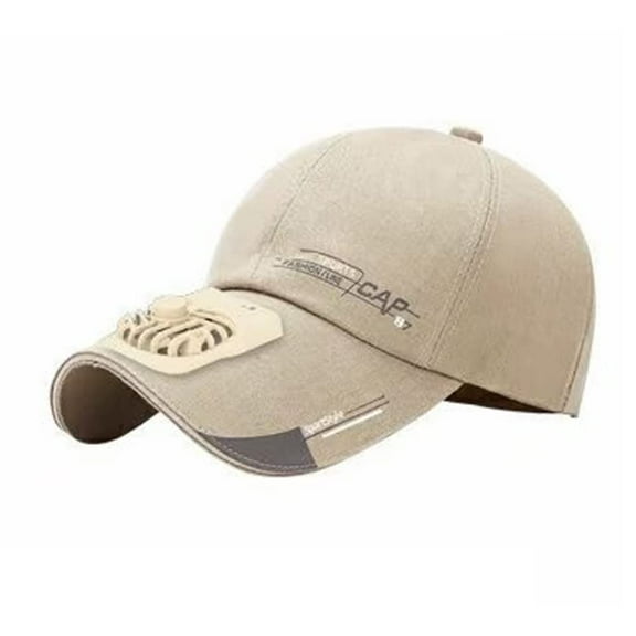 Sun Protection Hat For Casual Outdoor Sport, Golf,Baseball,USB Charging Fan Cap Unisex Summer Fit Cap With Cooling Fan