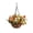 B, variant on Artificial Hanging Flower Basket Outdoor Fake Floral Hanging Basket with Colorful Roses for Front Porch Garden Patio Balcony Home Decor All Season Decorative Hanging Planter