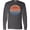 Charcoal Grey, variant on Inktastic Lake Powell Distressed Retro Sunset Long Sleeve T-Shirt