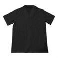 thumbnail image 6 of ZCFZJW Mens Cotton Linen Shirt Lightweight Casual Button Down Short Sleeve Shirts Summer Cuban Vacation Beach Shirts with Pocket Black XXL, 6 of 10
