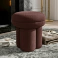 thumbnail image 2 of Furniture of America Thia I Modern Upholstered Mushroom-Shape Design Ottoman, 2 of 4