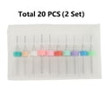 thumbnail image 2 of 20 Pcs 0.1-1.2mm Bits Drill Set PCB Circuit Micro Mini Board Print Carbide, 2 of 9