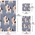 thumbnail image 3 of Dreamtimes Cartoon Cow Towel Set of 3, Highly Absorbent Soft Towels with Bath Towel, Hand Towel and Washcloth for Bathroom Hotel Gym Spa, 3 of 7