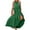 Green, variant on Long Summer Dresses for Women Sleeveless Halter Maxi Dress Flowy Ruffle Sundress (Green S)