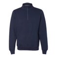 thumbnail image 1 of Dri Power Quarter-Zip Cadet Collar Sweatshirt, Navy - Medium, 1 of 1