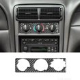 thumbnail image 3 of 1pcs Carbon Fiber Climate Console Sticker Trim for ford for Mustang 2001-04, 3 of 8