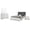 White - 4-Piece, variant on Sonora 4-piece Queen Bedroom Set White
