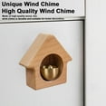 thumbnail image 4 of Joernso Wood House Brass Shopkeepers Bell Loud Sound Front Door Bell Wind Chime Magnetic Door Opening Doorbell Home Office Shop Entrance Decoration, 4 of 7
