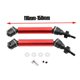 thumbnail image 5 of Eje de transmisión de aleación de aluminio con junta universal CVD ajustable para coches RC a escala 1/10 frente rojo, 5 of 6