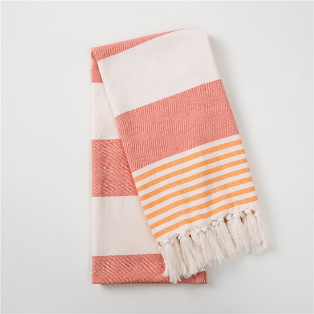 Nvzi 1 toalla de mano para baño, toalla de playa multiusos para baño, gimnasio, ducha, deportes, toalla. Maneja diversas situaciones sin esfuerzo. 39.37 x 70.87 pulgadas (naranja)