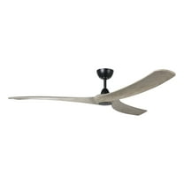 Eglo 235370-7227A Williwaw 72" 3 Blade Indoor Ceiling Fan - Black
