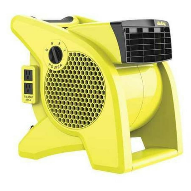Air King 9566 Portable Blower Fan 120v 350 Cfm Yellow Walmart Com Walmart Com