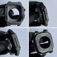 thumbnail image 3 of Kit de modificación de lujo para Apple Watch Case Band 7, 45mm, 44mm, 42mm, marco de bisel de Metal, correa de goma para IWatch 7, 6, 5, 4, 3, SE, 3 of 4