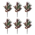 thumbnail image 3 of 6 Ramas De Frutos Rojos Artificiales De 16 Pulgadas Para Decoración Navideña, 3 of 9