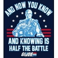 thumbnail image 2 of Boy's GI Joe 80s Cartoon PSA Phrase  Graphic Tee Navy Blue Small, 2 of 4