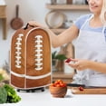 thumbnail image 3 of HELLHERO Food Processor Cover for Kitchen Home & Kitchen Counter 1pc, Rugby Ball Texture Panel, 3 of 5