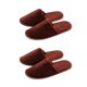 thumbnail image 1 of Household Guest Slippers Ergonomic Anti-slip Design For Home Use In Coffee Color Perfect For Families 2 Pairs, 1 of 3