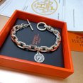 thumbnail image 4 of Hermès bracelet Very simple metal line design Fashionable and versatile, 4 of 8