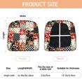 thumbnail image 3 of Pioneer Flower Seat Covers for Dining Room Chairs Set Of 4,Stretch Printed Washable Chair Seat Cover with Elastic Ties and Button,Removable Waterproof Couch Cushion Covers, 3 of 6