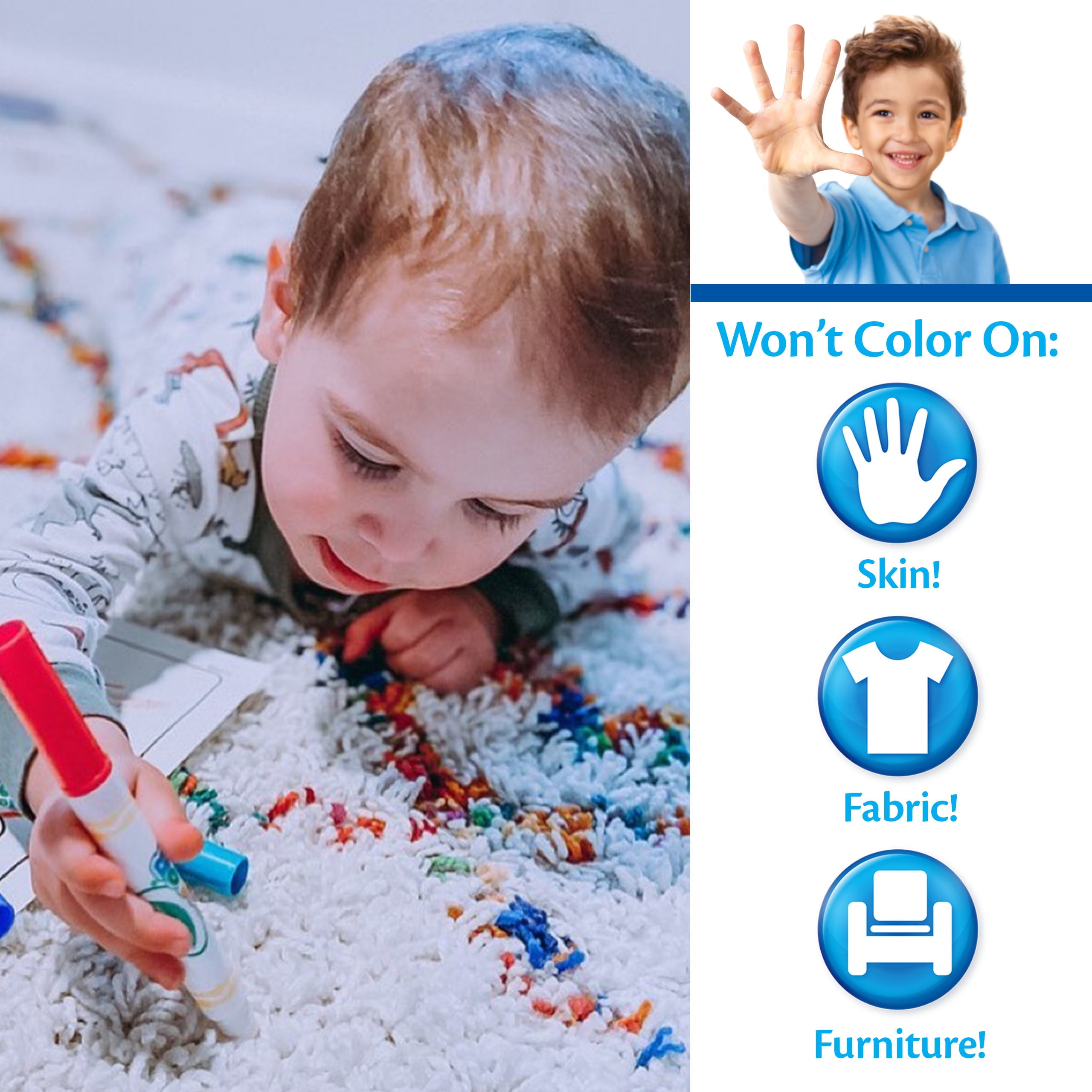Crayola Blues Clues Color Wonder Gift for Kids 18 Mess Free Coloring Pages & 5 No Mess Markers 