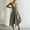 Army Green, variant on DAETIROS Women Summer Dress Solid Color Thin Dress Green Size L