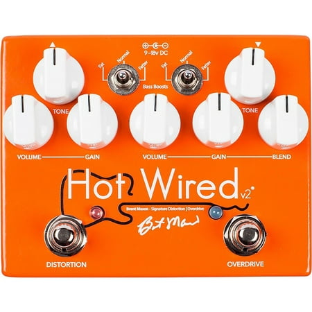 Wampler Hot Wired V2 Brent Mason Signature Overdrive Distortion