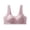Pink, variant on 2PC Seamless Bras for Women Front Closure Full Coverage Comfort Supportive Soft Triangle Bralette,Black,L