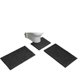 thumbnail image 5 of Nvzi Juego de tres piezas de chenilla para baño e inodoro, 3 piezas de alfombrilla de baño suave y cómoda que incluye funda para la tapa del inodoro, alfombras antideslizantes y absorbentes (azul), 5 of 5
