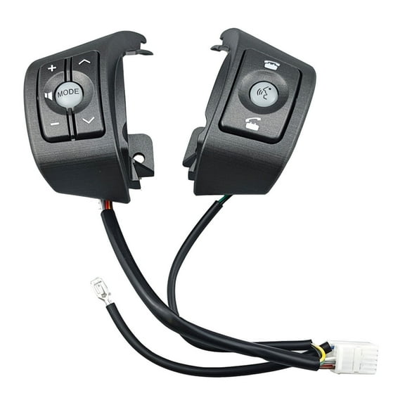 Steering Wheel Control Switch Button For Toyota Rav4 XA30 ACA30L 2006-2008, Multi-functional Steering Wheel Remote Volume Button Switch, 84247-42030-black