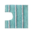 thumbnail image 6 of Home Weavers Glamour Collection Microfiber Bath Rug, Non-Slip TPR Backing, Soft Absorbent Bathroom Rug, Machine Washable, 20" x 20"Aqua, 6 of 7