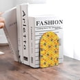 thumbnail image 6 of Gaeub Honeycombs Wood Bookends, Non-Slip Bookends, Heavy Duty Wooden Bookholder, 6 of 7