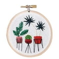 thumbnail image 2 of veasfak Handmade Embroidery Needlepoint Crafts With Embroidery Hoop, Color Threads, EC002, 2 of 9