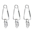 thumbnail image 1 of 3Pcs Acier Inoxydable Escargot Tong Alimentaire Servant Pince Pince Vaisselle, 1 of 9