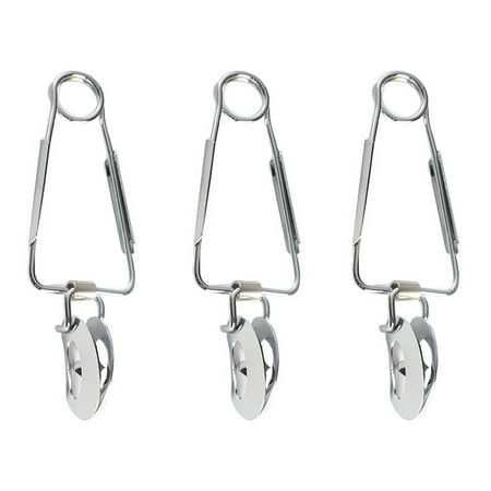 

3Pcs Stainless Steel Snail Tong Escargot Tong Food Serving Clip Clamp Tableware