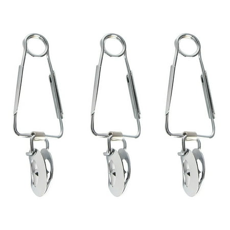 

3Pcs Stainless Steel Snail Tong Escargot Tong Food Serving Clip Clamp Tableware