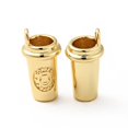 thumbnail image 1 of Rack Plating Brass Pendants Cadmium Free & Lead Free Cup with Word Coffee Charms Real 18K Gold Plated 25x13mm Hole: 2.5mm, 1 of 3