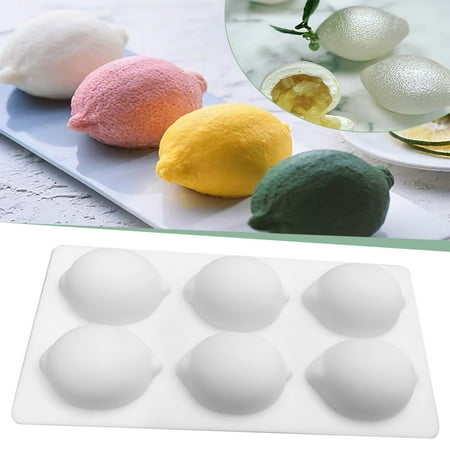 

NIUREDLTD Kitchen Cake Tools Fruit Lemon Silicone Cake Tools French Dessert DIY Baking Tools Home Activities