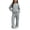 X123 Grey, variant on Glisme Girls Outfit Set Solid Color Long Sleeve Hooded Tops With Pocket Pants Outfit Durable Wear Girls Set Size 5-6 Years Black