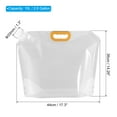 thumbnail image 2 of Unique Bargains 10L Collapsible Water Container Bag, Plastic Storage Jug Folding Water Bag, 2 Pack Clear, 2 of 7