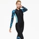 thumbnail image 2 of Traje de baño de manga larga para hacer esnórquel y surf con almohadilla para el pecho Traje de baño deportivo de aguas termales Traje de baño adelgazante que cubre el vientre Traje de baño de secado, 2 of 5